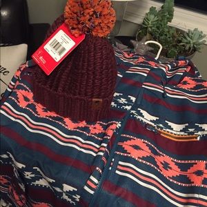 Roxy jetty winter coat ski snowboard EUC small